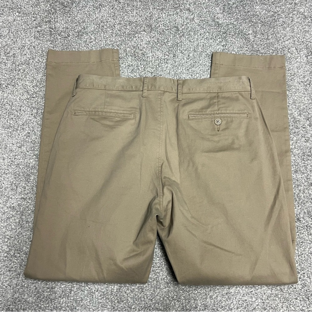 J.Crew Pants Mens 32x30 Tan Chinos 1040 Athletic Tapered fit stretch AV209 NEW - Picture 11 of 11